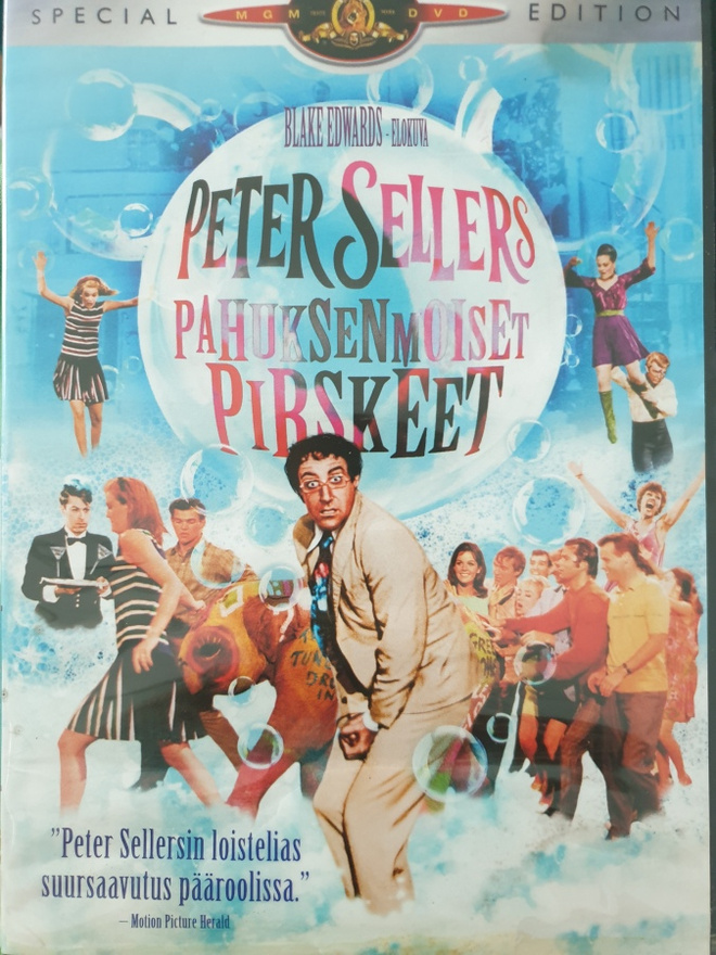 PAHUKSENMOISET PIRSKEET DVD Peter Sellers