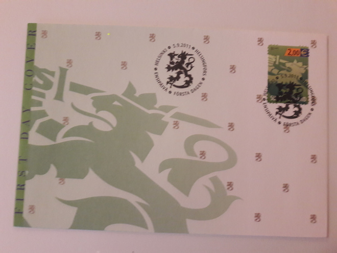FDC - ensipäiväkuori - Leijona 2€, 2011