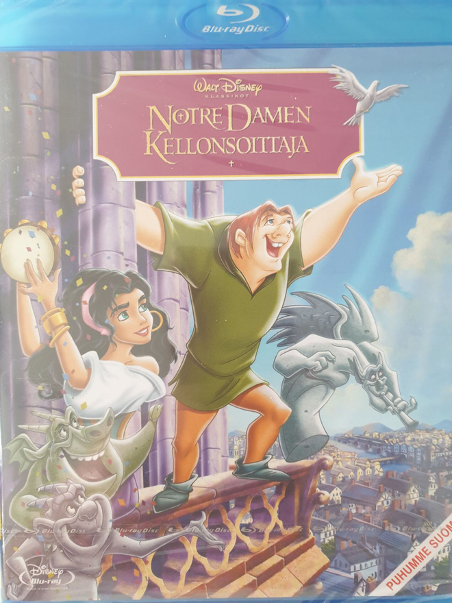 NOTRE DAMEN KELLONSOITTAJA BLU-RAY SUOMIPUHE UUSI