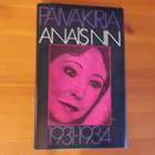 Anais Nin:Päiväkirja 1931-1934.Sid. - pikkukuva 1