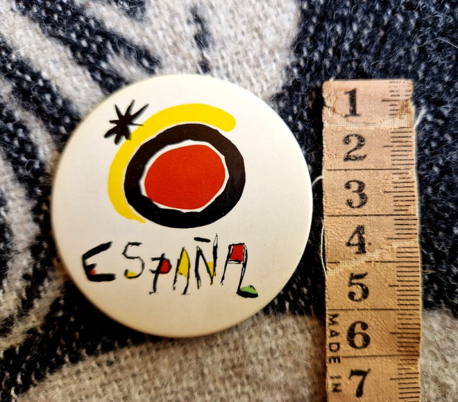 Espanja vintage rintamerkki 1980-1990-luvulta