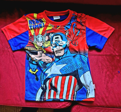 Marvel Captain America .Lasten t-paita koko L