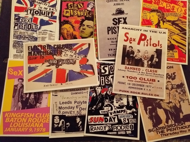 SEX PISTOLS --- postikorttisetti 10kpl-- 9.5cm x 13.5cm   #1