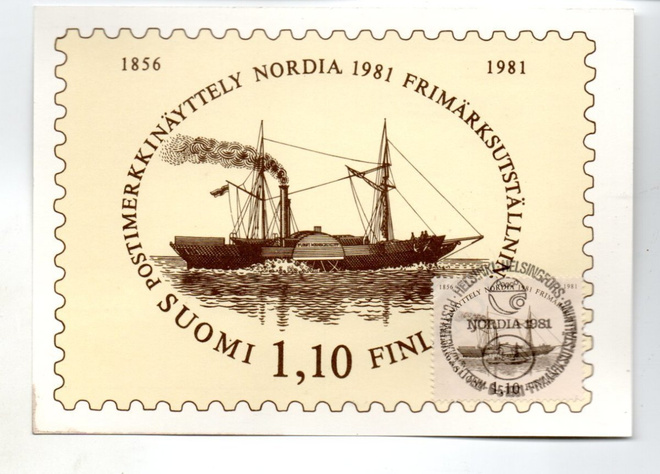 Nordia 1981: Erikoisleima6.5.1981 postimerkkikortilla