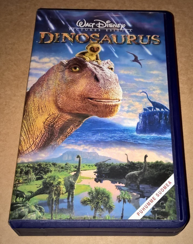 WALT DISNEY DINOSAURUS VHS ANIMAATIO
