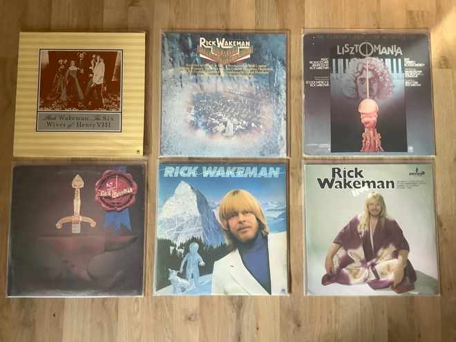 Rick Wakeman vinyylilevyt 6 x LP