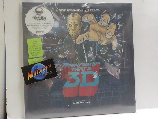 HARRY MANFREDINI - FRIDAY THE 13TH PART 3 UUSI SS OST LP