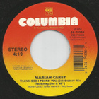 7” SINGLE Mariah Carey Feat Joe & 98° Thank God I Found You - pikkukuva 2