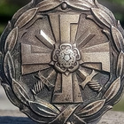 Sodanaikainen veteraanimerkki. Halkaisija - 36 mm. - pikkukuva 1