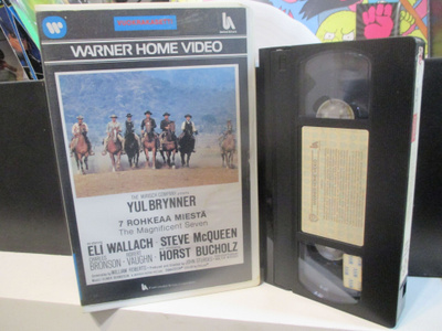 VHS 7 Rohkeaa Miestä (1960) FIx Warner Home Video