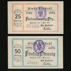 Saksa Notgeld 25, 50 Pfg, Ohdruf 1917 - pikkukuva 1