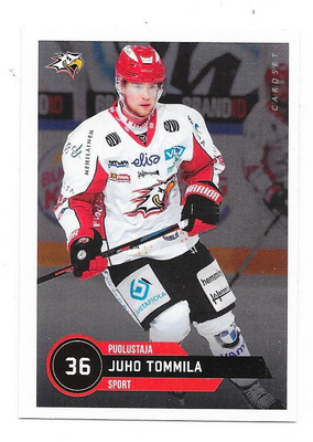 2021-22 CardSet #136 Juho Tommila Vaasan Sport