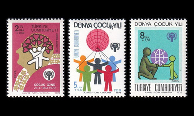 Turkki 2474-6 ** Kansainvälinen lapsen vuosi (1979)