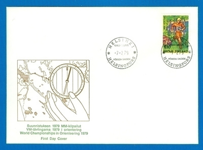 FDC – Suunnistus 7.2.1979, Lape no 836