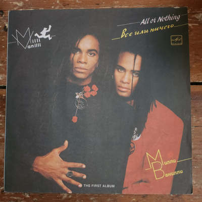 Milli Vanilli - All Or Nothing Lp (USSR) (M-/M-)