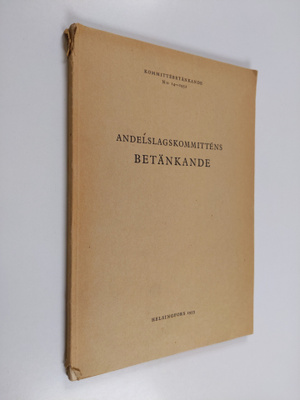Andelslagskommittens betänkande