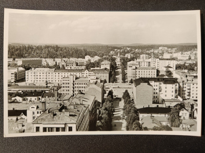 VANHA Postikortti Lahti 1950-l Alkup.Mallikappale