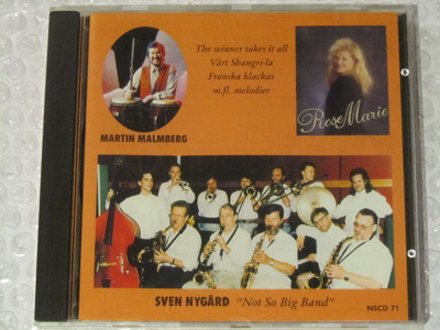 Rose Marie-Martin Malmberg-Sven Nygård • Not So Big Band CD