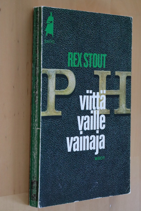 Rex Stout : Viittä vaille vainaja ( SAPO 2.p. 1971 )
