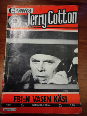 FBI:n vasen käsi - Jerry Cotton 19 1981