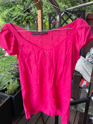 Zara Basic pinkki naisten paita S