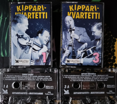 KIPPARIKVARTETTI Osat 1 ja 3 eli 2 kpl kasetteja, Valitut Pa
