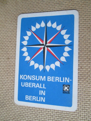 DDR: taskukalenteri 1971 - Konsum Berlin