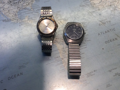 CITIZEN CRYSTRON ja CEDINI QUARTZ