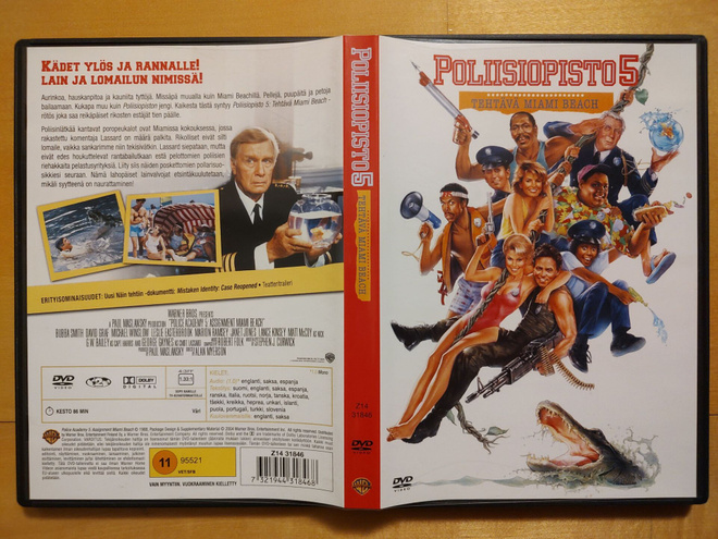 Poliisiopisto 5 - tehtävä Miami Beach DVD