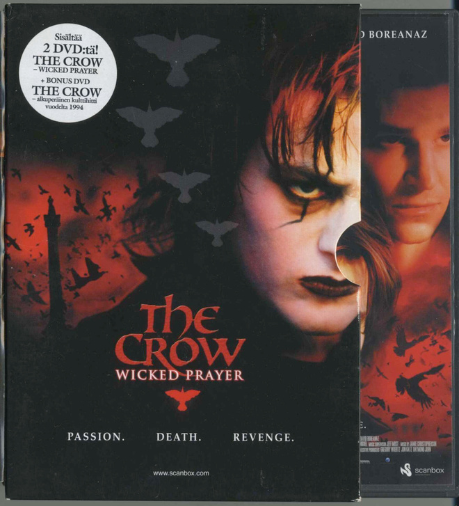 THE CROW + The CROW: WICKED PRAYER – Suomi 2-DVD 1994 / 2005