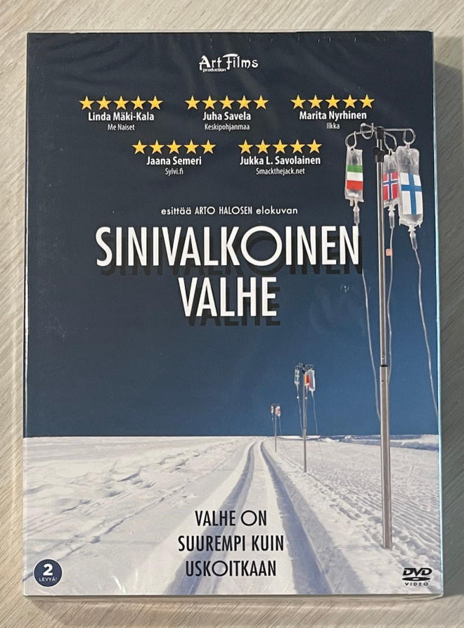 Arto Halonen: SINIVALKOINEN VALHE (2012) 2DVD (UUSI)