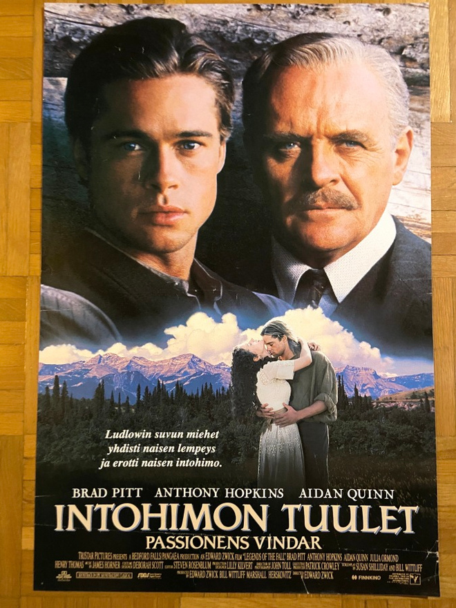 Vanha elokuvajuliste: Intohimon tuulet