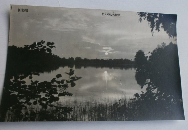 Kirvu, Herajärvi, vanha mv valokuvapk, ei p.