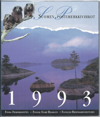 Postimerkkivihkot 1993 lajitelma ** (sis 40 kpl 1/2lk ikim.)