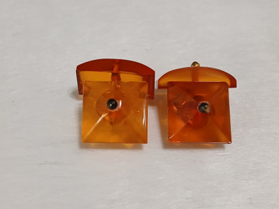 Vintage Meripihka kalvosinnapit Baltic Amber Itämeren meripi