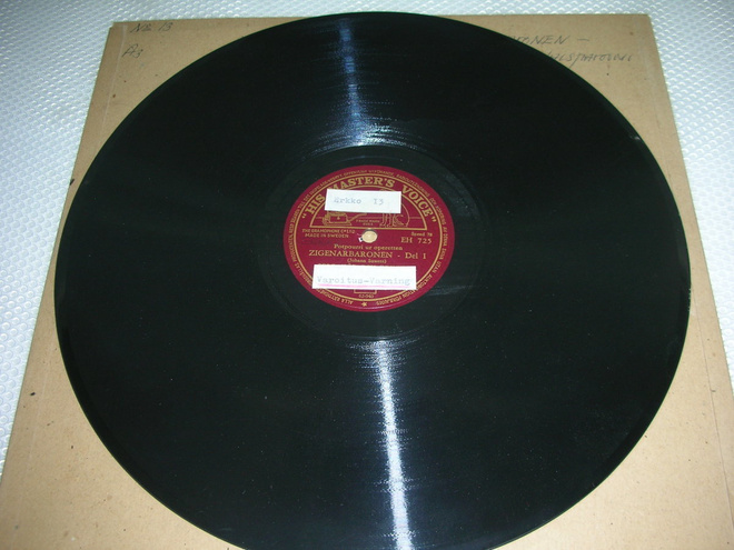 Vanha savikiekko  rpm 78 Lp