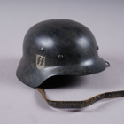 1220. Stahlhelm M40, Waffen-SS -kypärä, Saksa. - pikkukuva 2