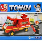 Sluban Town M38-B0173 Paloauto, 74 palikkaa, 1 hahmo *UUSI* - pikkukuva 1