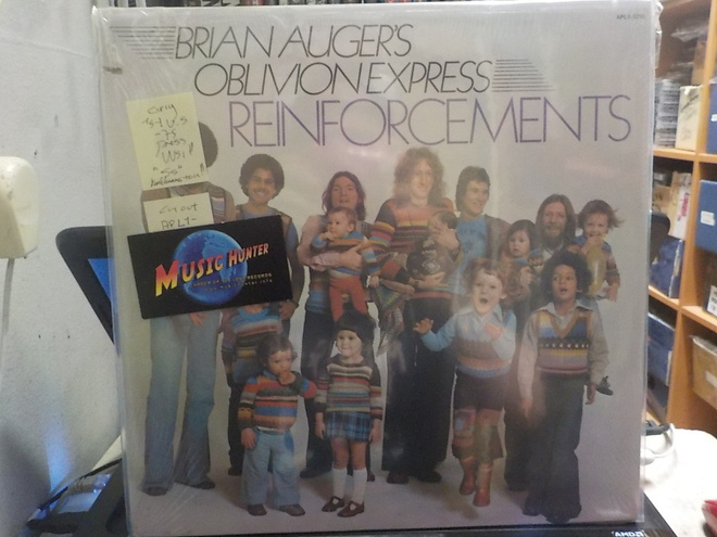 BRIAN AUGERS REINFORCEMENTS. ORIG 1ST U.S -75 PRESS UUSI LP