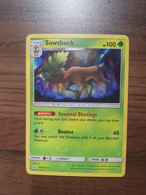 Pokemon Sawsbuck 16/236 Holo Rare