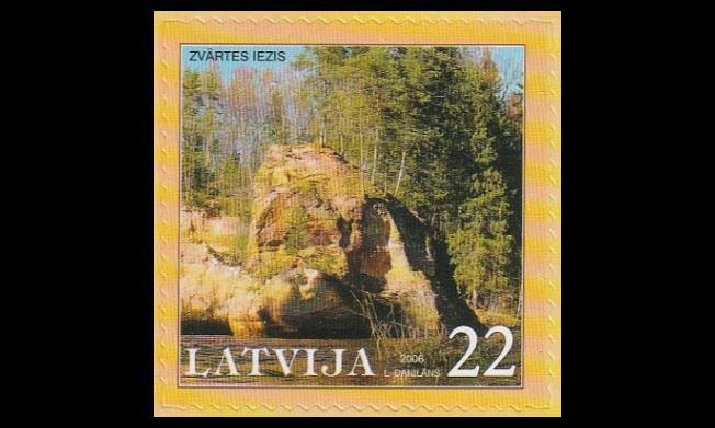 Latvia 665 ** Luonnonmuistomerkkejä (2006)