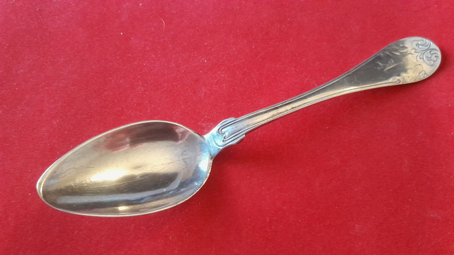 Iso Ruokalusikka Hopea 13L n.41 g 1867