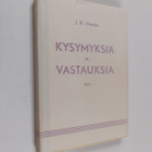 J. R. Hannula : Kysymyksiä ja vastauksia XIV - pikkukuva 1