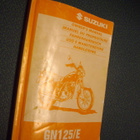 SUZUKI GN125/E Owner`s Manual (1996) Sis.postikulut - pikkukuva 1