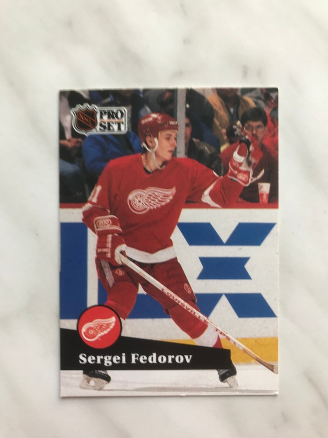 1991-92 Proset French Sergei Fedorov #53