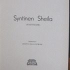 John N. Makris: Syntinen Sheila, Nide 1958. 133 s. - pikkukuva 4