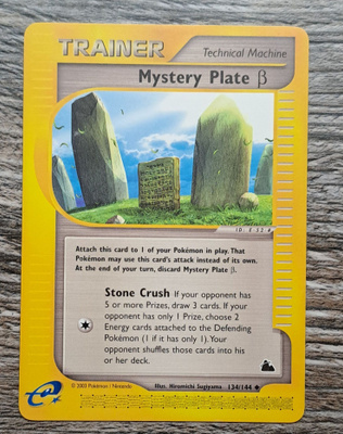Mystery plate skyridge 134/144!