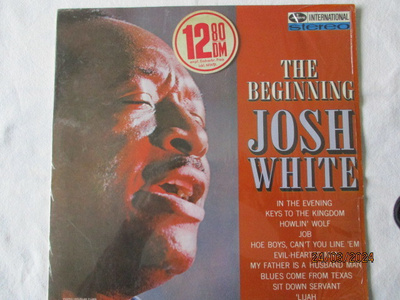 Josh White THE BEGINNING (LP) HARVINAINEN