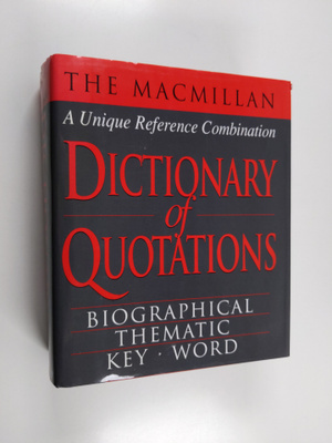 Book Sales, Inc. Staff : The Macmillan Dictionary of Quot...