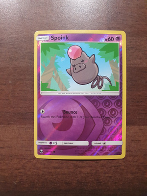 Pokemon Spoink 59/168 Reverse holo